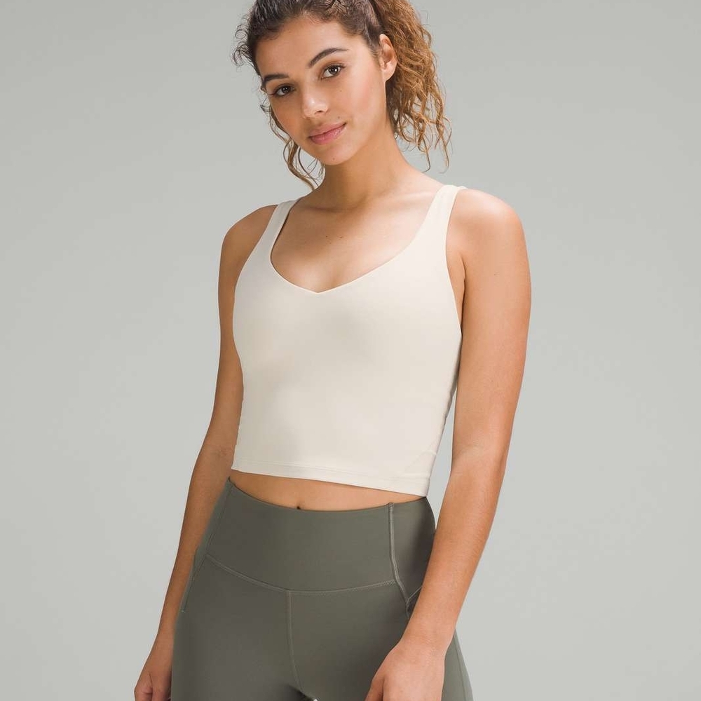 Lululemon Off-White Align Tank, Size 14